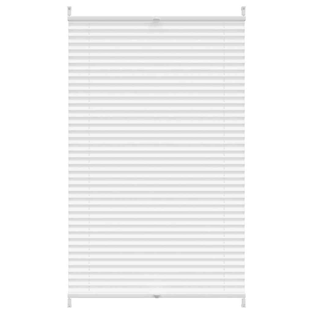 Plisse Blind 90x100cm White Pleated Blind